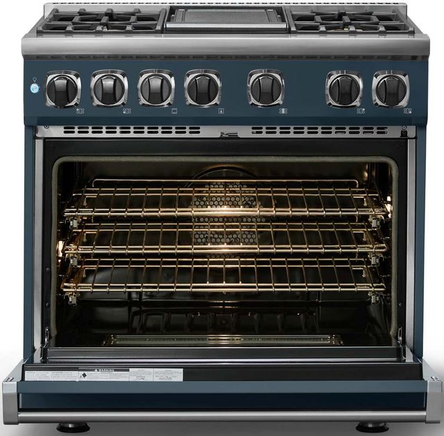 Viking® 7 Series 36" Squall Pro Style Dual Fuel Range with Griddle-1
