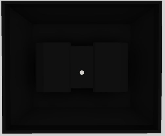 Vent-A-Hood® 36" Black Euro-Style Island Range Hood-2