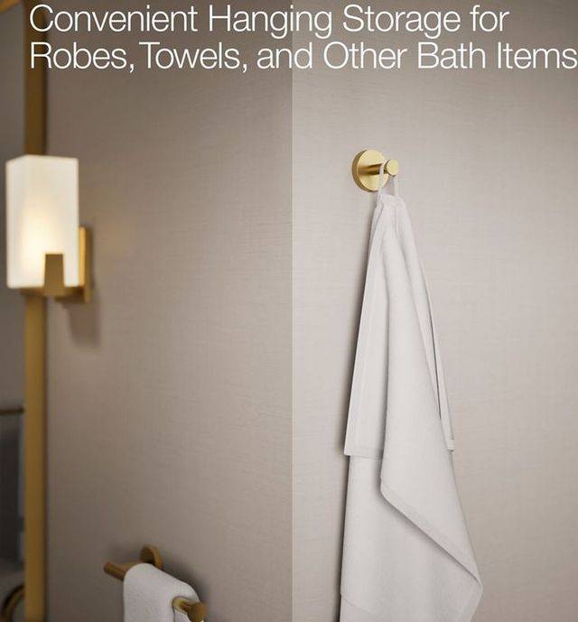 KOHLER® Elate® Matte Black Robe Hook-2
