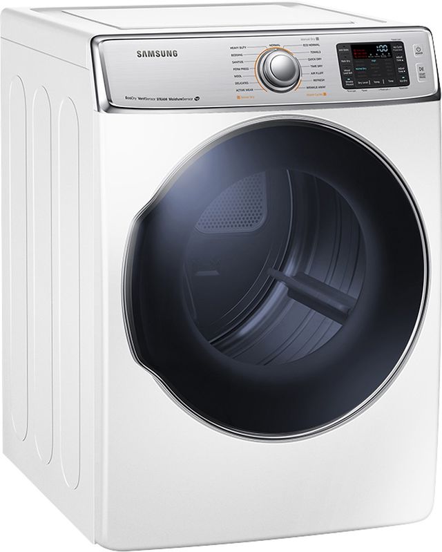 Samsung 9.5 Cu. Ft. White Front Load Gas Dryer-1