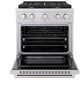 ZLINE 30" Stainless Steel Pro Style Gas Range-3