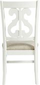 Elements International Stone White Dining Chair-3