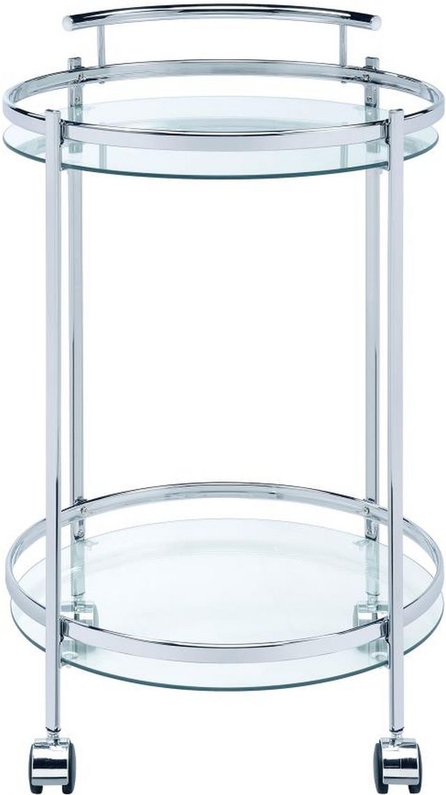 Coaster® Chrissy Chrome Bar Cart-1