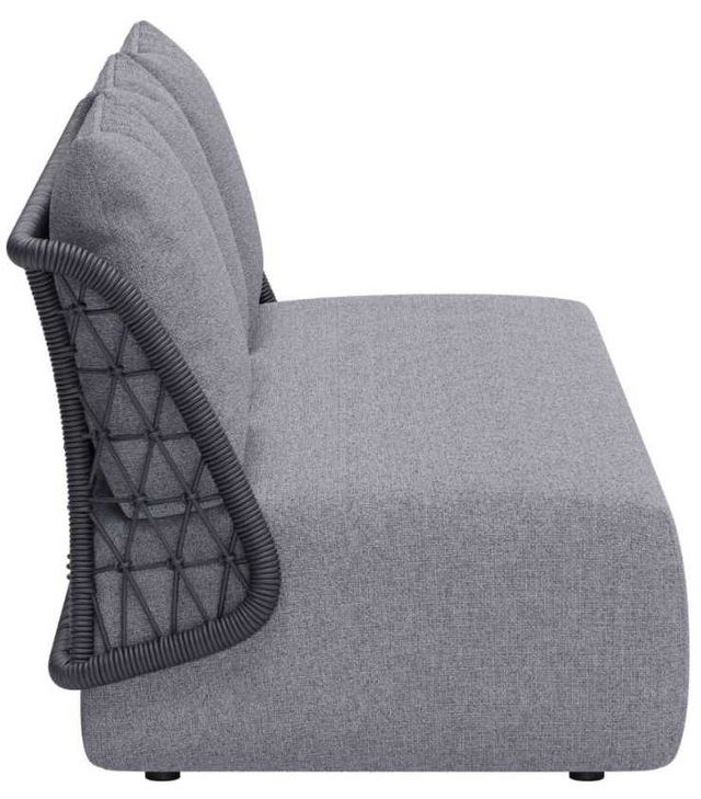 Zuo® Modern Mekan Gray Aluminum Fabric Outdoor Sofa-2