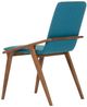 VIG Furniture Zeppelin 2-Piece Blue/Walnut Modern Dining Chair Set-4