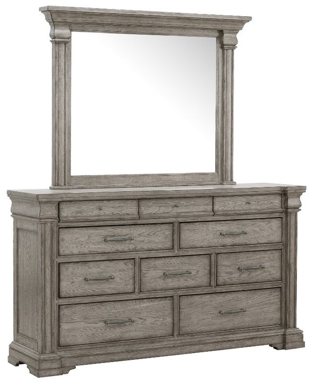 Pulaski™ Madison Ridge Heritage Taupe Dresser and Mirror -0