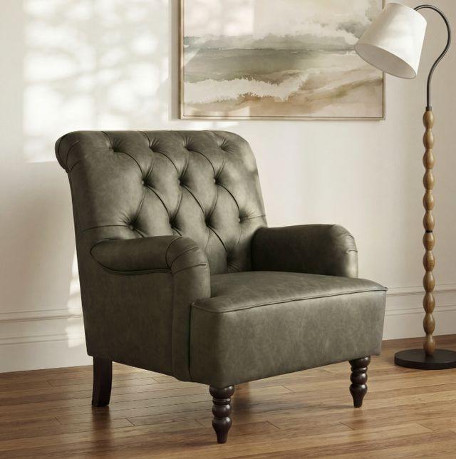 Signature Design by Ashley® Tartonelle Green Accent Chair-1