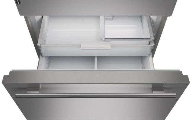 Sub-Zero® Classic Series 36" 20.8 Cu. Ft. Panel Ready Left Hinge Built-In Over and Under Refrigerator/Freezer  with Glass Door-2