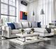 Furniture of America® Ornella 2-Piece Light Gray Right-Arm Facing Sectional and Chaise-1
