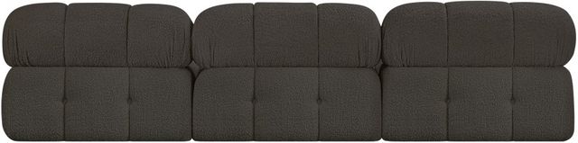 Meridian Furniture Ames 3-Piece Brown Sofa-3