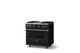 Viking® 5 Series 36" Onyx Pro Style Gas (LP) Range with Polished Chrome Trim-2