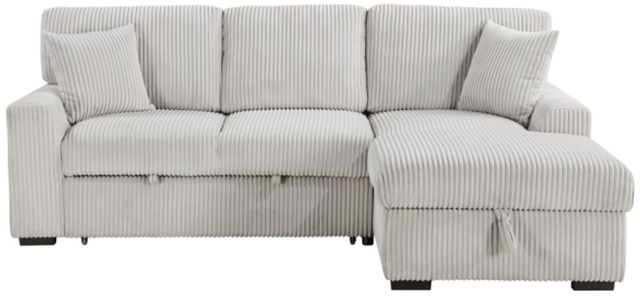 Homelegance® Marsh 2-Piece Gray Right-Arm Facing Sectional and Chaise-3