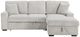 Homelegance® Marsh 2-Piece Gray Right-Arm Facing Sectional and Chaise-3