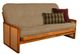 Kodiak Furniture Westport Taxi Woodsmoke/Honey Full Futon with Mattress-0