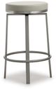 TOV Furniture Pratt Grey Steel Counter Stool-1