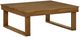 Linon Sea Breeze 2-Piece Beige/Brown Wooden Outdoor Table and Corner Chair with Cushion Set-5