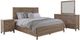 Jofran Inc. Maxton 4-Piece Wash Brown King Panel Bedroom Set-0
