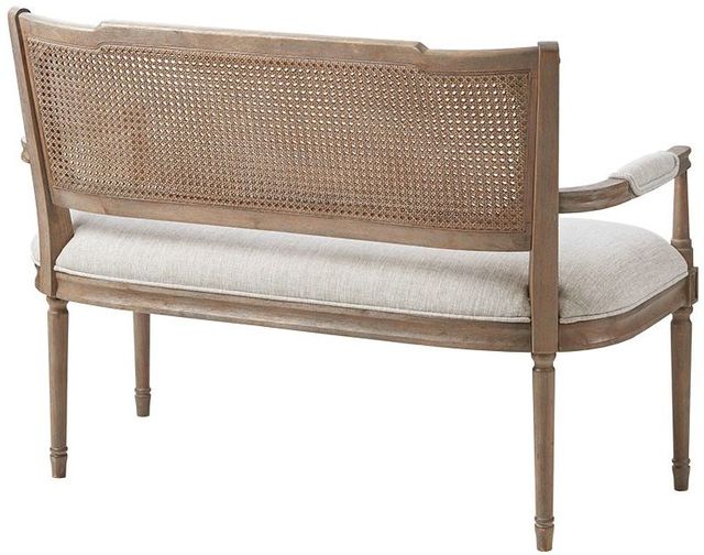 Olliix by Madison Park Beige/Reclaimed Natural Willshire Settee Loveseat-2