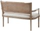 Olliix by Madison Park Beige/Reclaimed Natural Willshire Settee Loveseat-2