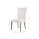 Olliix by Madison Park Braiden 2 Natural Dining Chair Set-4
