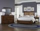 Vaughan-Bassett Scotsman Molasses King Panel Bed with Seagrass Headboard-2