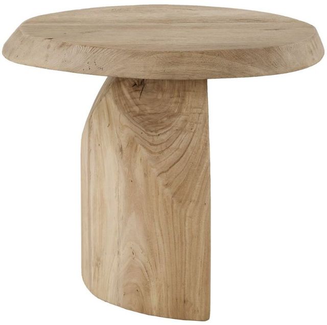 Uttermost® Tiernan Natural Reclaimed Oak Round Side Table-4
