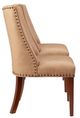 Powell® Auden 2-Piece Espresso/Tan Dining Side Chair Set-5