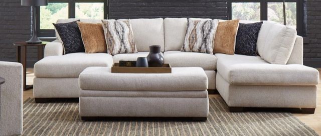 American Wholesale Furniture Melanie Sand Storage Ottoman-1
