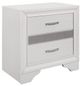Mazin Furniture Luster White Night Stand-2
