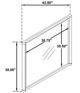 Coaster® Gracemont White Dresser Mirror-2