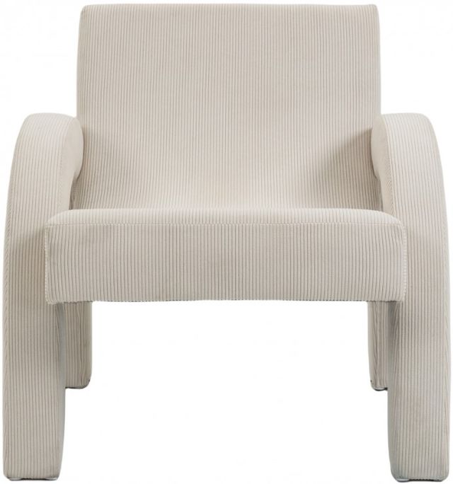 Meridian Furniture Corduroy Cream Accent Chair-1