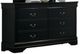 Furniture of America® Louis Philippe Black Dresser-0