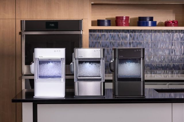 GE Profile™ Opal™ 11" 38 lb. Carbon Black Ice Maker -3