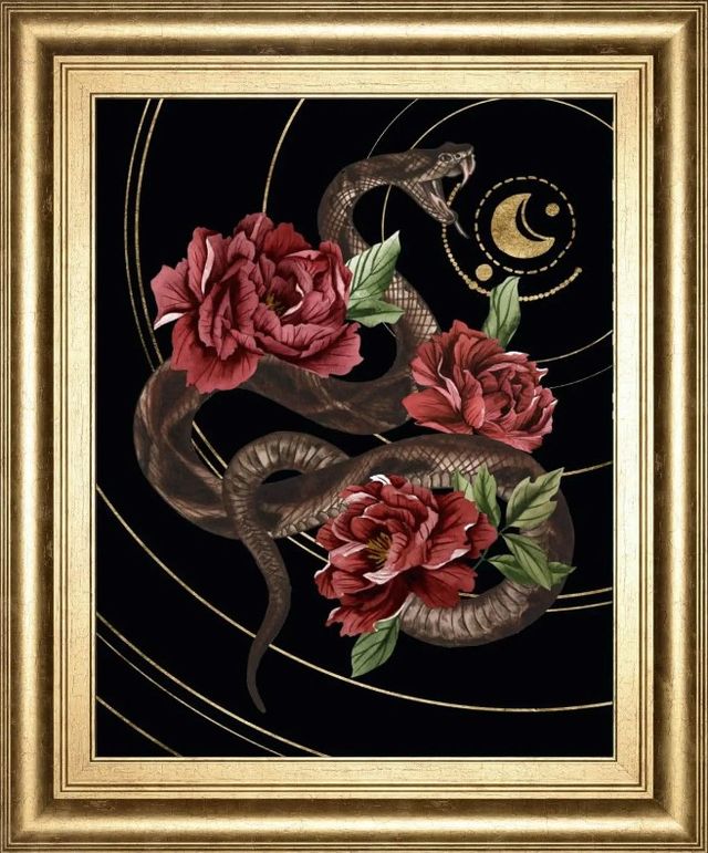 Classy Art Burn and Shine I by Melissa Wang Wall Art-0