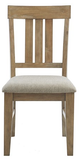 Olliix by Madison Park Sonoma Set of 2 Reclaimed Grey Dining Side Chair Set-0