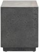 Classic Home Marwin Dark Gray Concrete Outdoor End Table-2