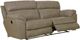 Catnapper® Costa Putty Leather Lay Flat Reclining Sofa-1