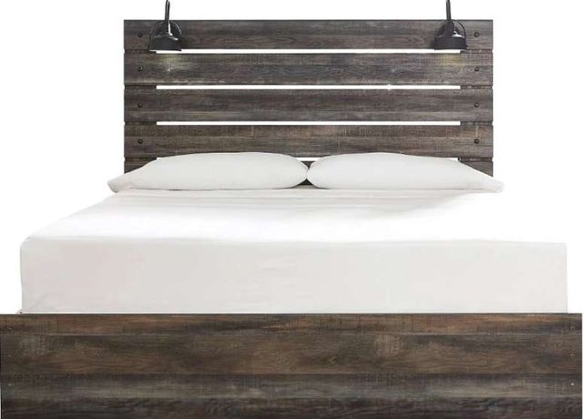 Signature Design by Ashley® Drystan Brown Queen Panel Bed-1