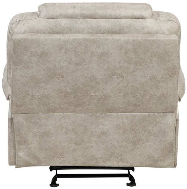 Homelegance® Gainesville Pewter Manual Glider Recliner-4