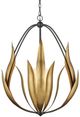 Currey & Company Aged Steel/Brass Endymion Chandelier-3