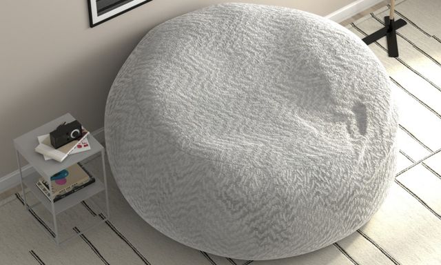 American Wholesale Furniture Sploosh Gray Bean Bag Chair-2