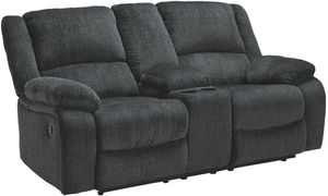 Signature Design by Ashley® Draycoll Slate Reclining Loveseat
