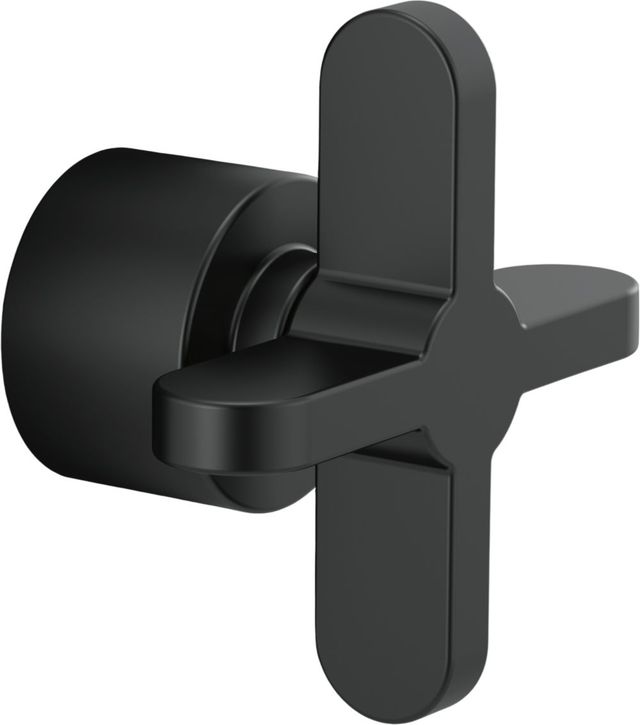 Brizo Jason Wu Matte Black Pressure Balance Vale Trim Cross Handle Kit-0