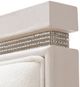 Michael Amini® Glimmering Heights Ivory California King Upholstered Panel Bed-3
