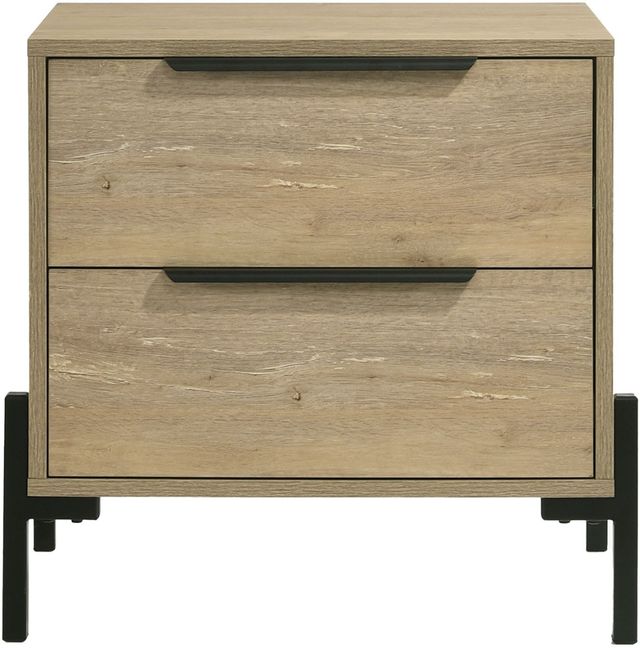 Intercon Newhall Vintage Oak Melamine Nightstand-2