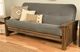 Kodiak Furniture Washington Marmont Thunder/Rustic Walnut Full Futon with Mattress-1