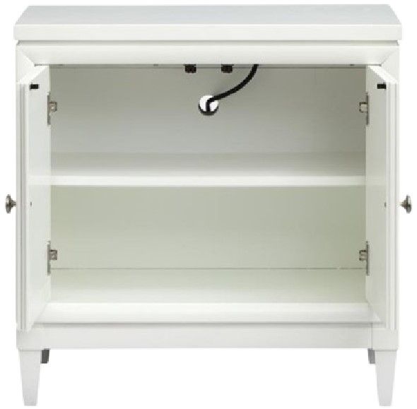 Magnussen Home® Springhouse Whisper White 2-Door Nightstand-3