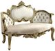ACME Furniture Desiderius Antique Gold/Beige/Brown Bench-0