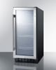 Summit® 2.5 Cu. Ft. Stainless Steel Beverage Center-1