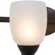 YHD Mirror Lake Oil Rubbed Bronze/White 2-Light Incandescent Wall Sconce-4